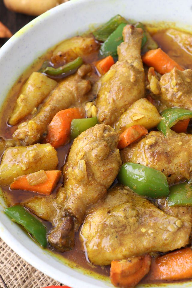 Filipino Style Chicken Curry With Coconut Milk Foxy Folksy