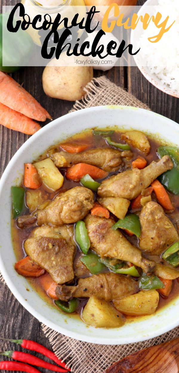 Filipino Style Chicken Curry with coconut milk | Foxy Folksy
