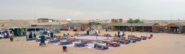 Arabian bedouin camp