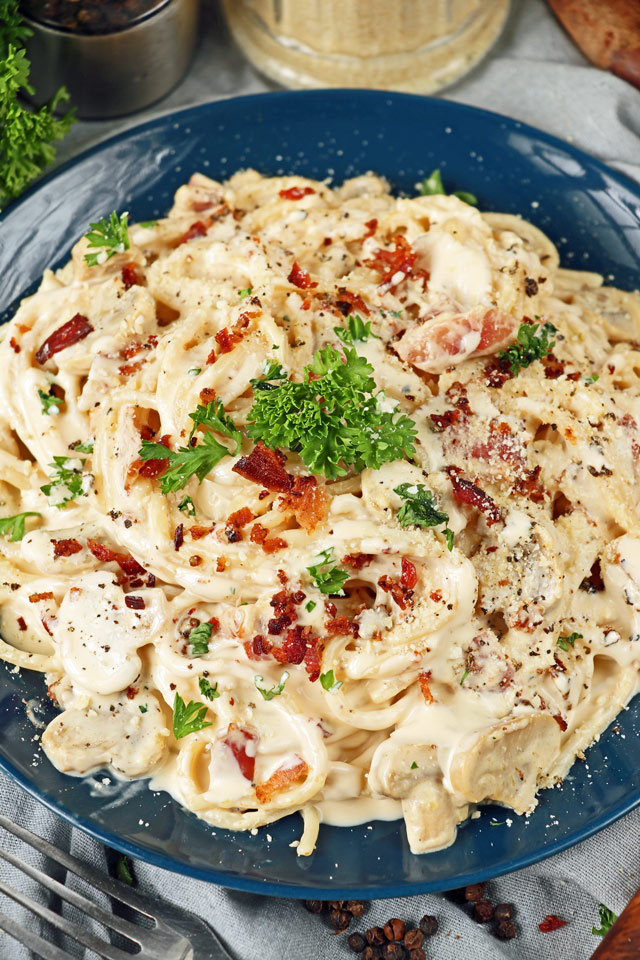 Quick And Easy Creamy Carbonara No Egg Foxy Folksy