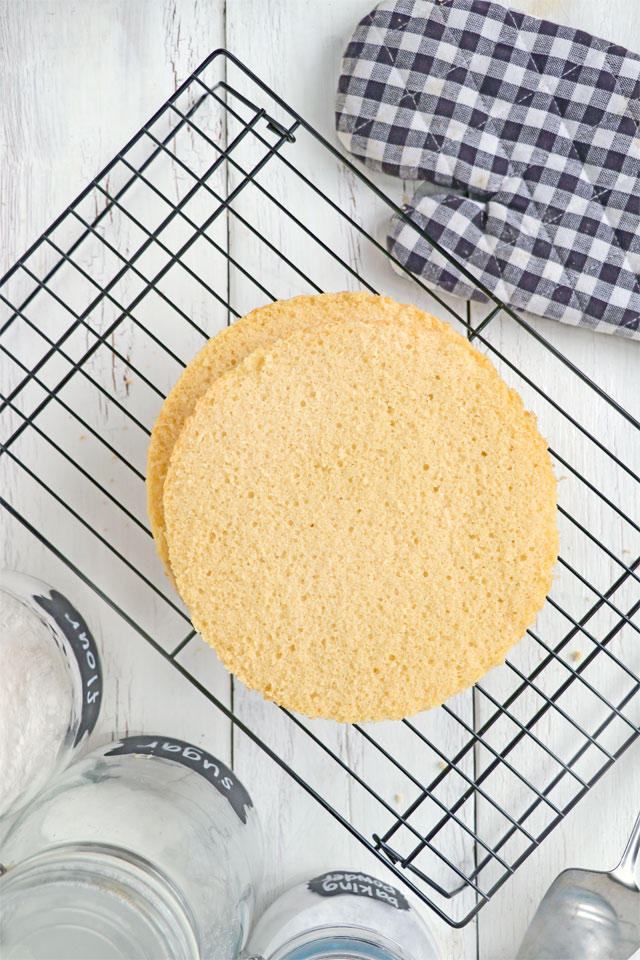 Simple Sponge Cake Recipe - Foxy Folksy