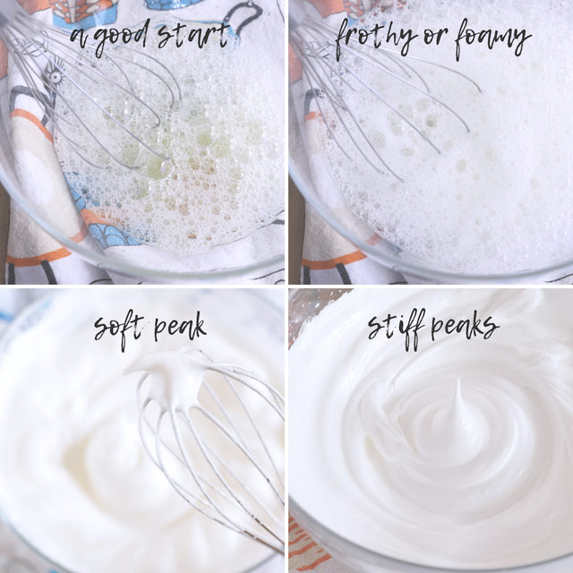 Stages of Meringue