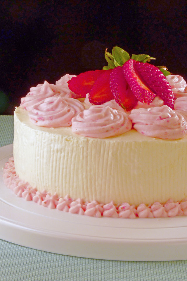 Strawberries and Cream Cake