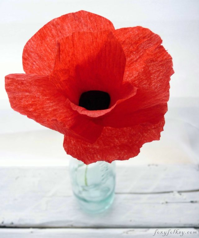 How to Make Tissue Paper Poppies: 9 Steps (with Pictures)