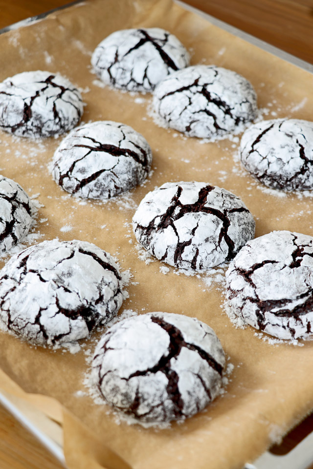 Freshly baked crinkles