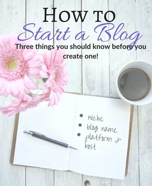 How to start a blog