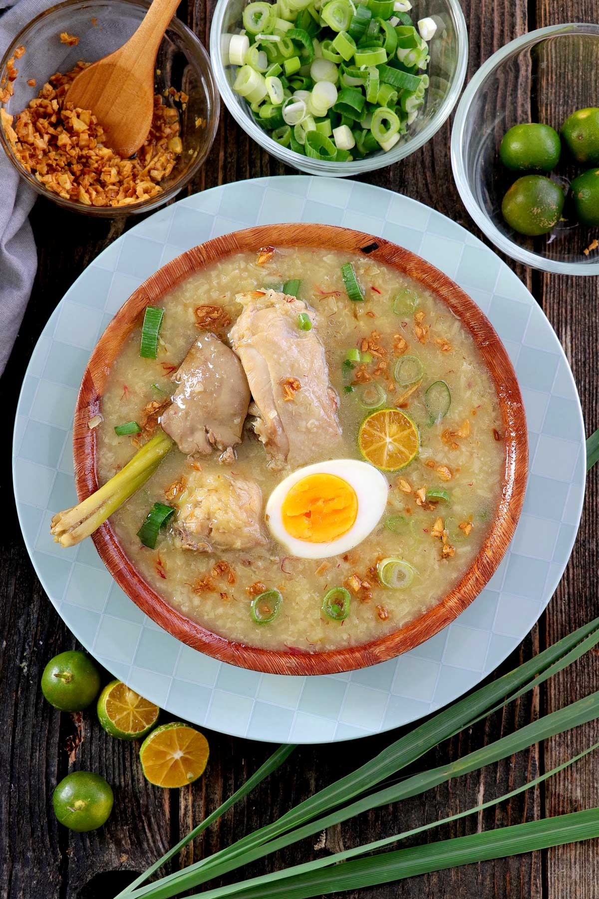 Arroz Caldo or Chicken Rice Porridge