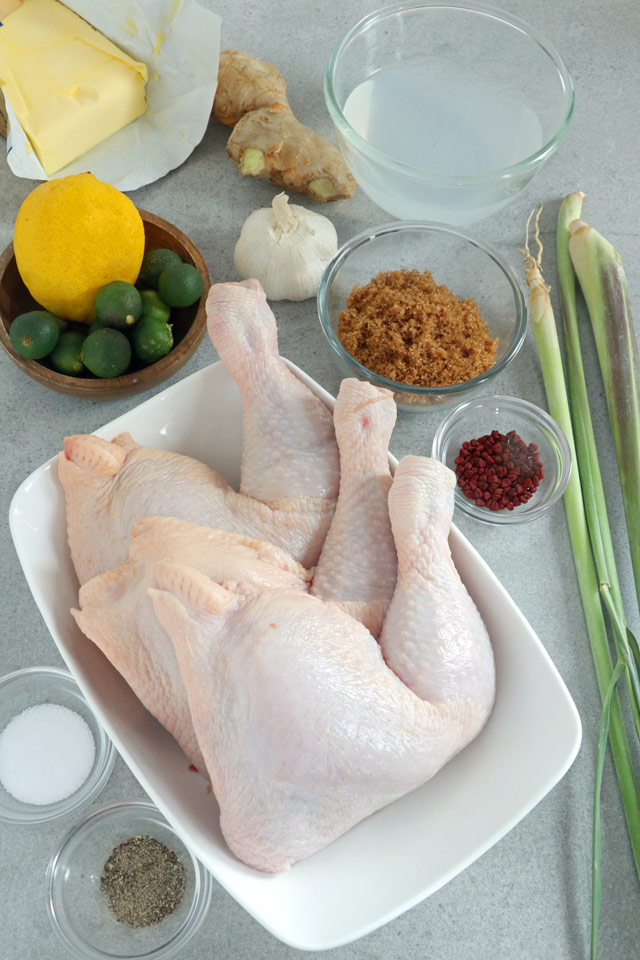 ingredients for chicken inasal