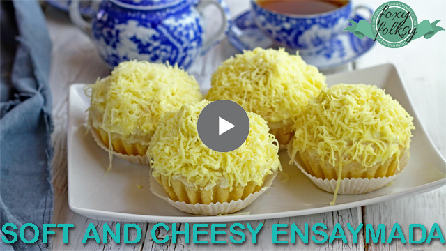 Try this soft and cheesy Ensaymada recipe. | www.foxyfolksy.com