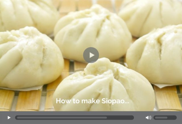 How to make Siopao with Asado filling (steamed buns) | www.foxyfolksy.com