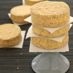 Try these Sylvanas, a Filipino frozen cookie sandwich made from cashew meringue and buttercream covered with biscuit crumbss. | www.foxyfolksy.com
