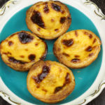 Portuguese Egg Tarts with light creamy custard
