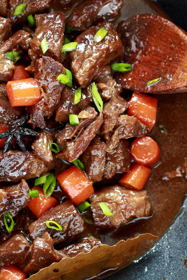 Braised Beef Filipino Chinese Style Foxy Folksy