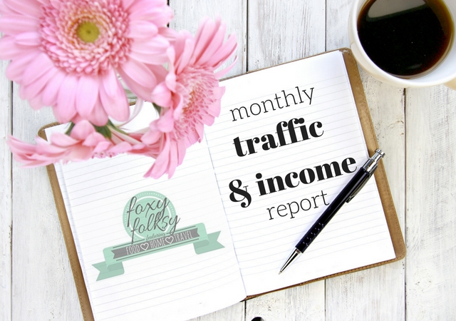 blog income and traffic report