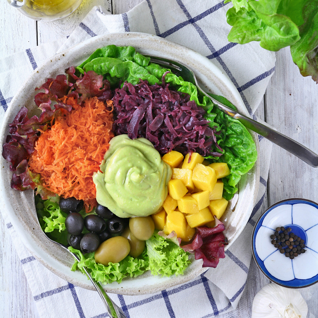 RAINBOW SALAD BOWLS