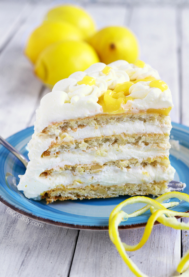 Try this lemon Torte cake (inspired by Purple Oven) for a refreshingly sweet, tangy and nutty deliciousness. | www.foxyfolksy.com