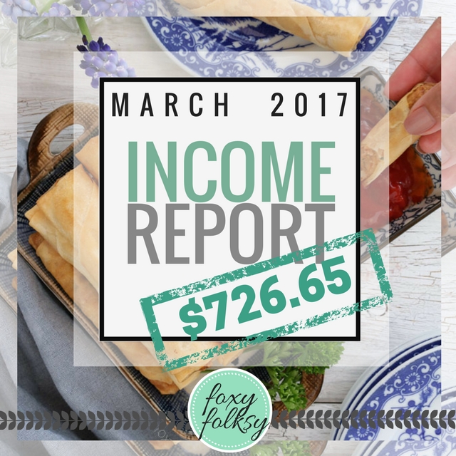 Income Report March 2017