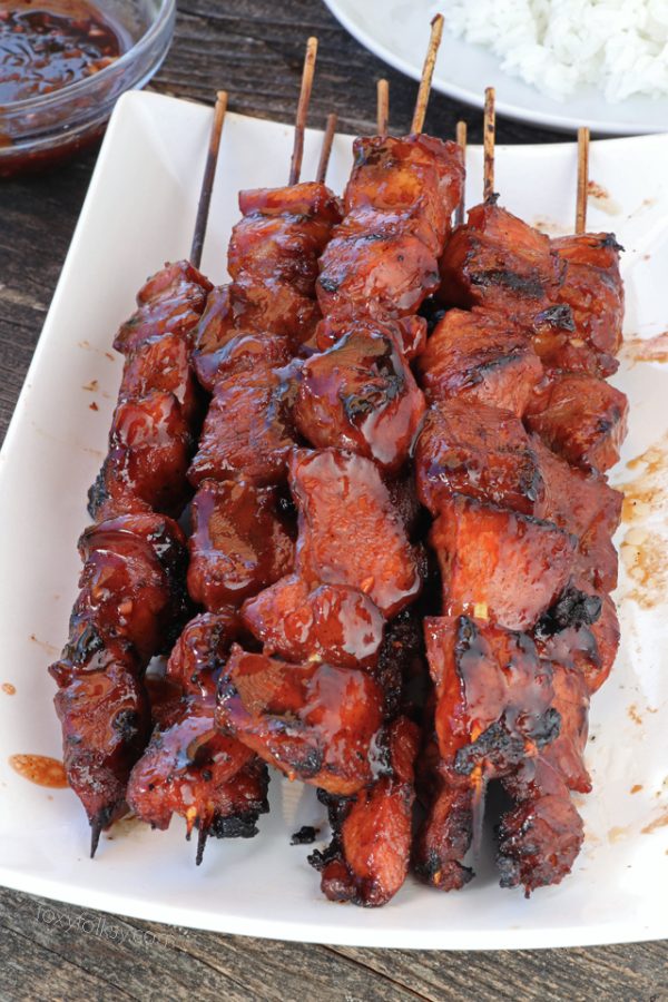 Filipino BBQ Pork Skewers Foxy Folksy