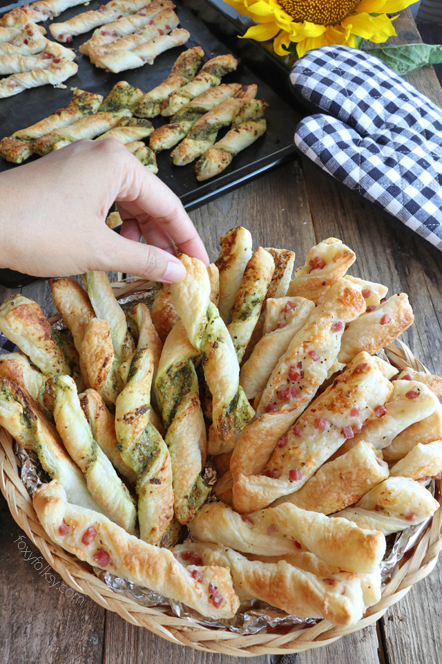 Puff Pastry Sticks - 2 Ways