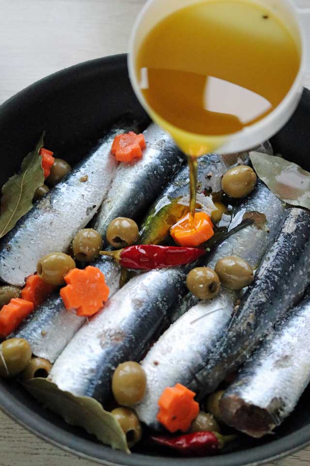 How to make Spanish Style Sardines without pressure cooker