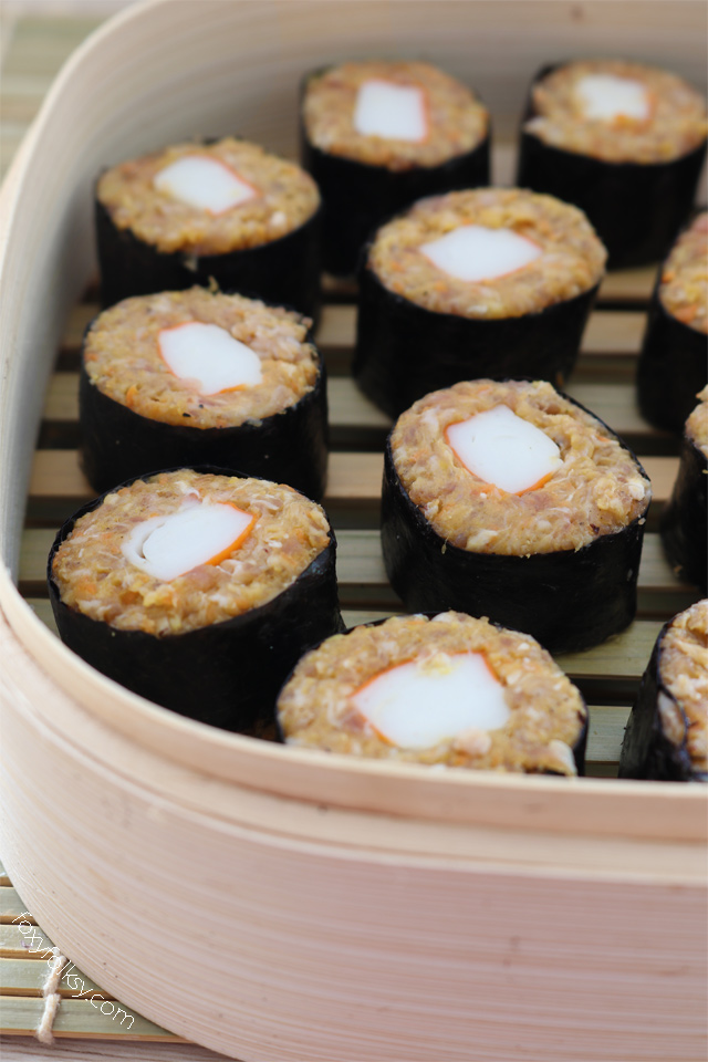 Try these Japanese Siomai now! Sushi and dumplings combined in one! | www.foxyfolksy.com