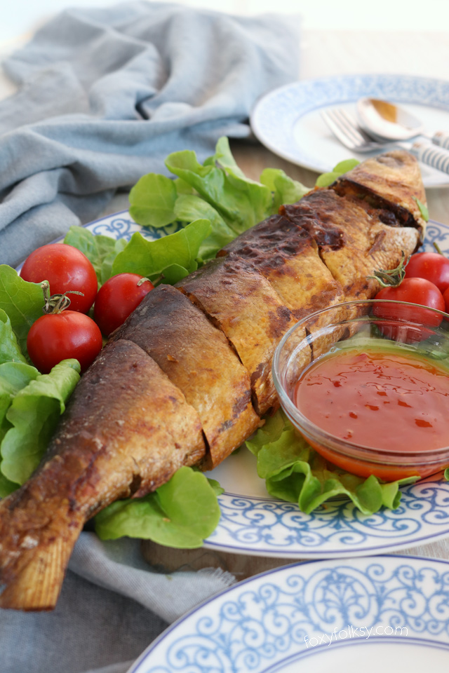 Rellenong Bangus (Stuffed Milkfish) - Foxy Folksy