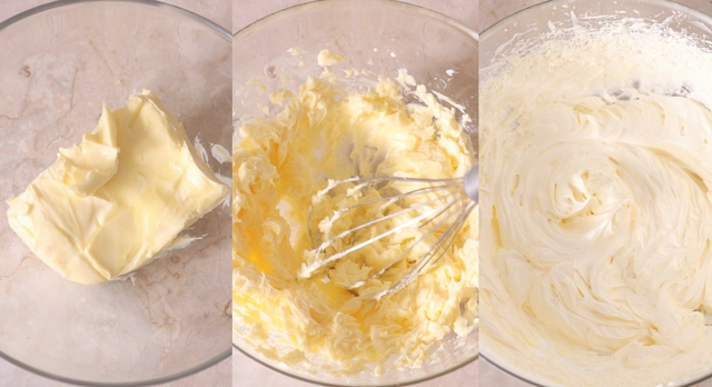 How creamed butter looks like after 5 minutes of beating! | www.foxyfolksy.com
