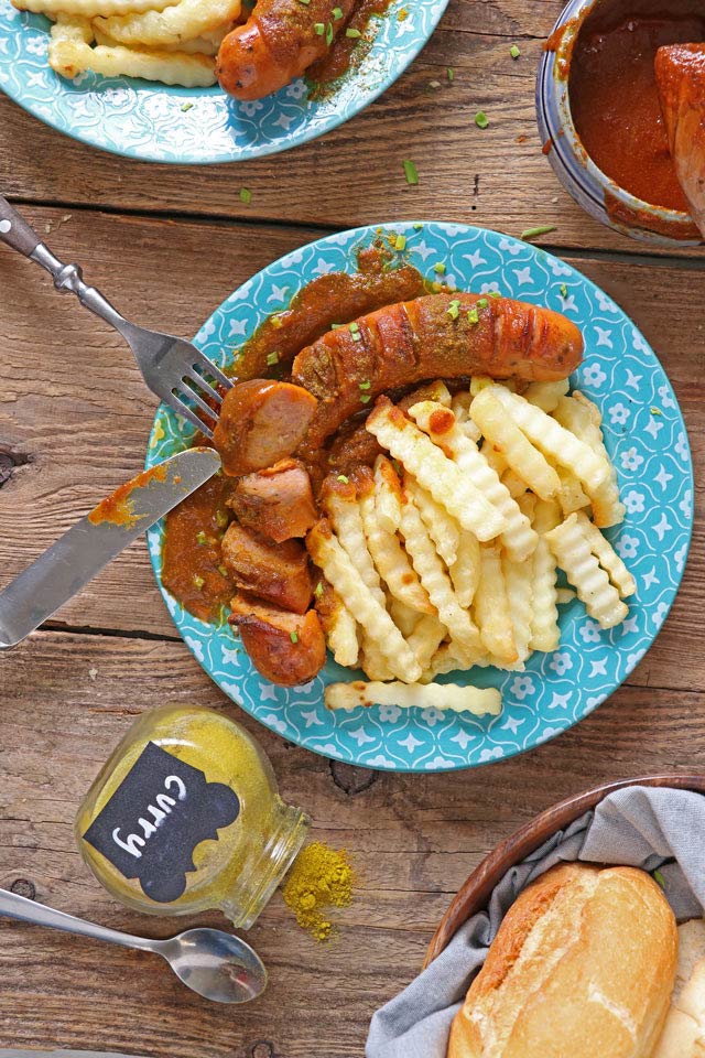 Homemade Currywurst by Foxy Folksy