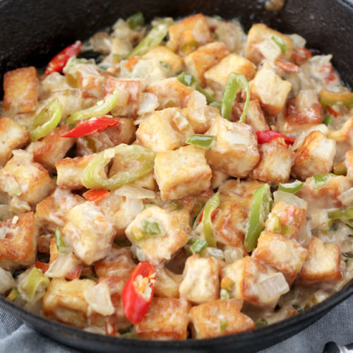 sizzling tofu