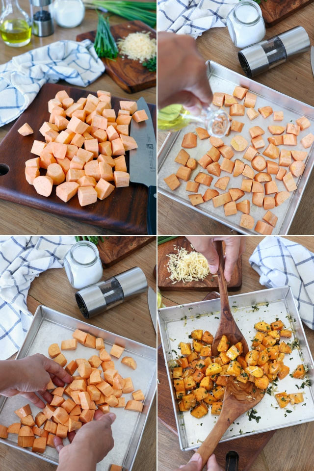 How to bake sweet potatoes