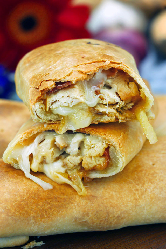 Leftover Turkey Baked Roll