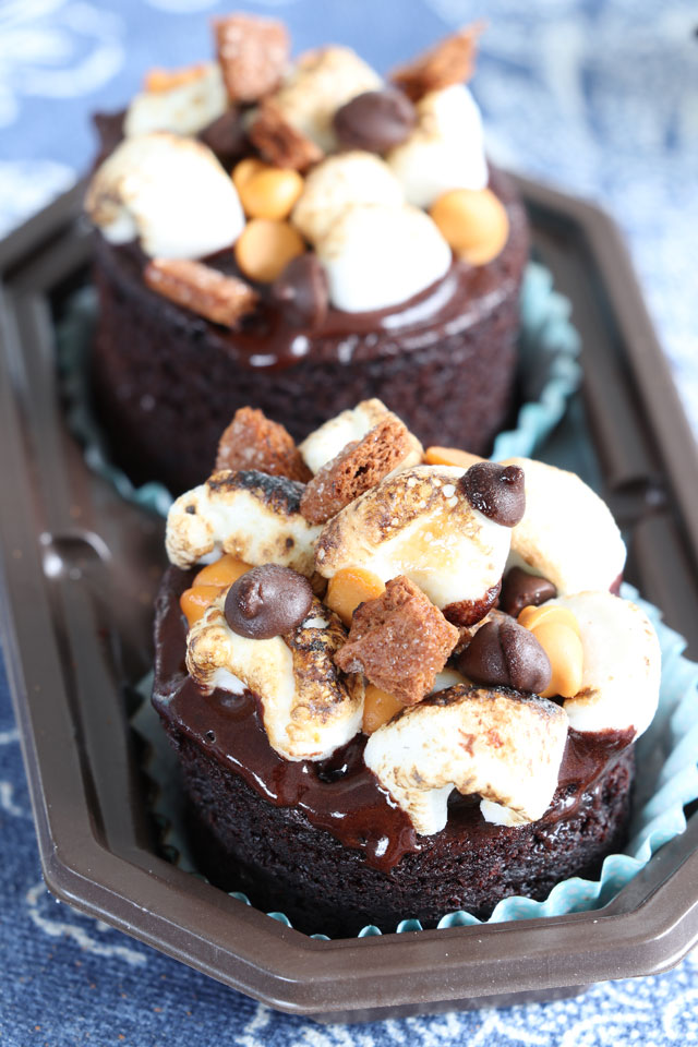 Mini S'Mores Cakes by Foxy Folksy