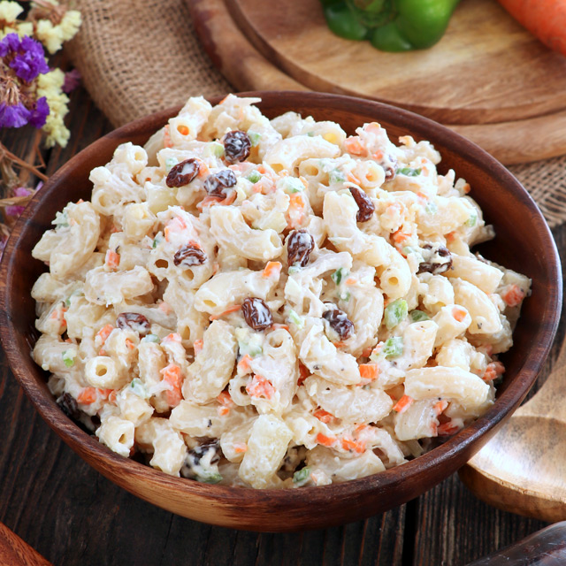 Easy Chicken Macaroni Salad Foxy Folksy