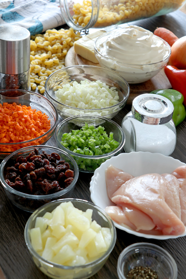 Chicken Macaroni Salad Ingredients