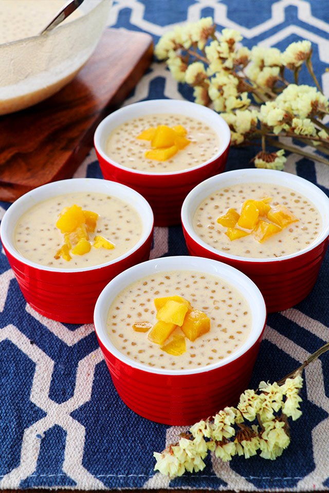 Mango Sago with Coconut Milk