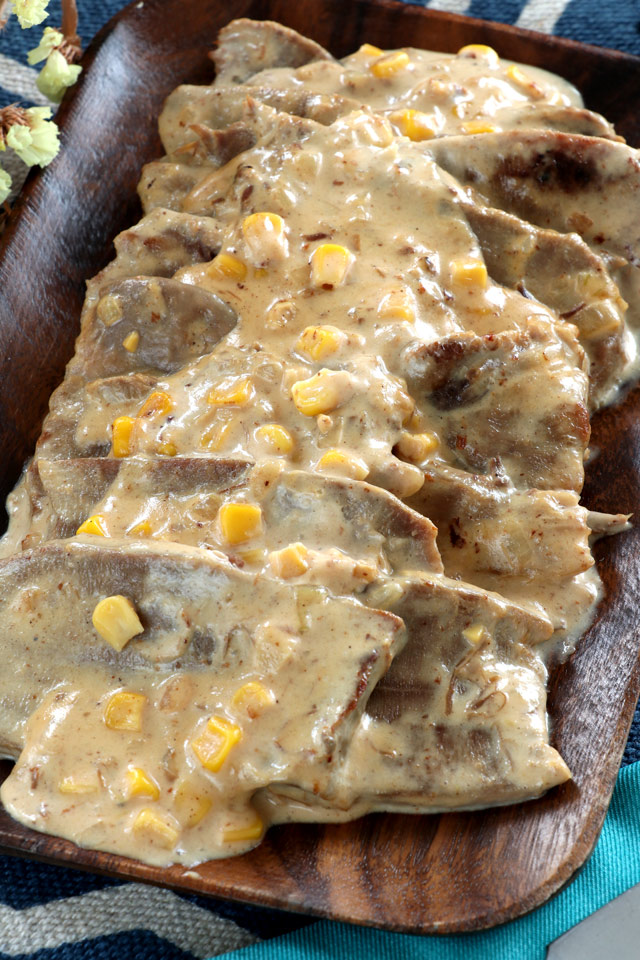 Creamy Lengua Recipe (Pork Tongue) - Foxy Folksy