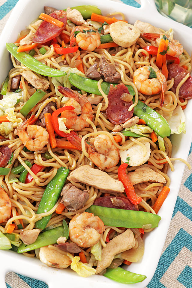 Classic Filipino Pancit Recipe with Pork - Life's Ambrosia