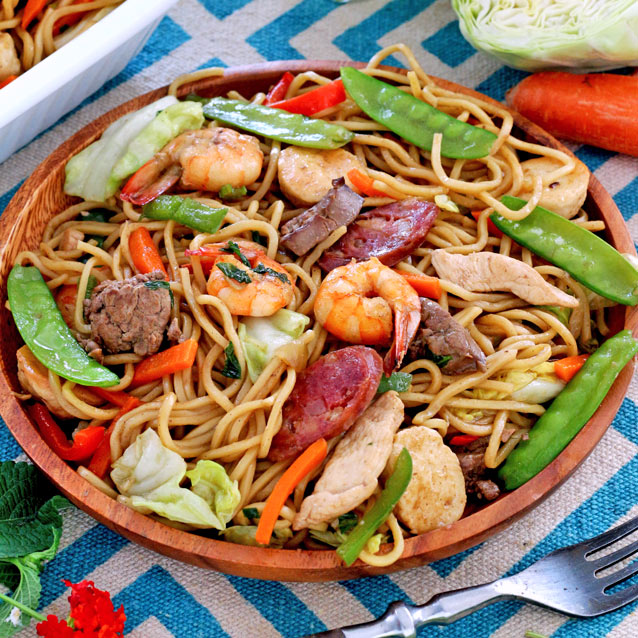 Classic Filipino Pancit Recipe with Pork - Life's Ambrosia