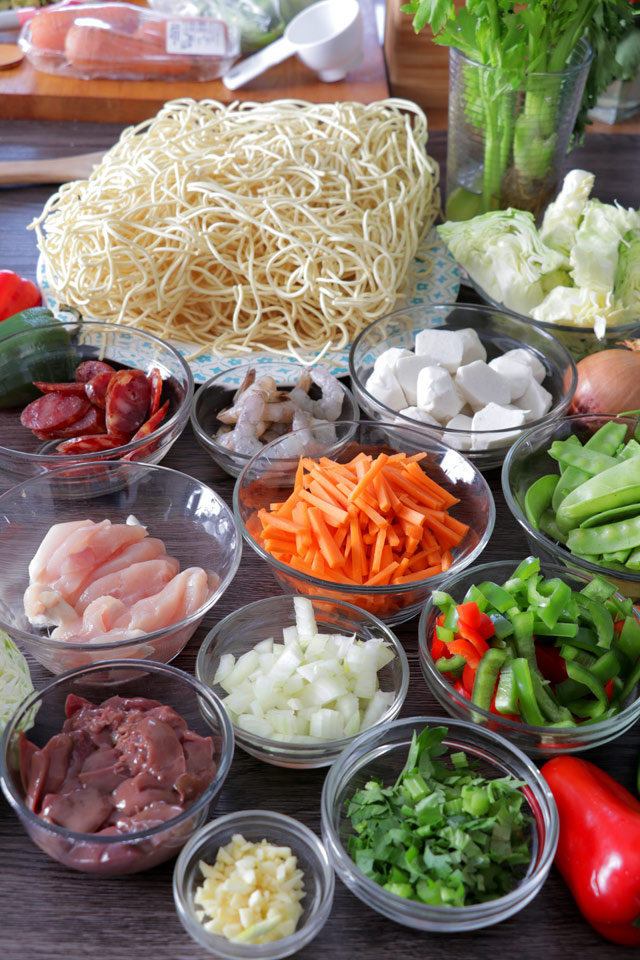 Classic Filipino Pancit Recipe with Pork - Life's Ambrosia