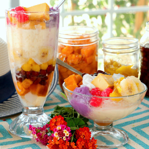 Halo halo made from scratch