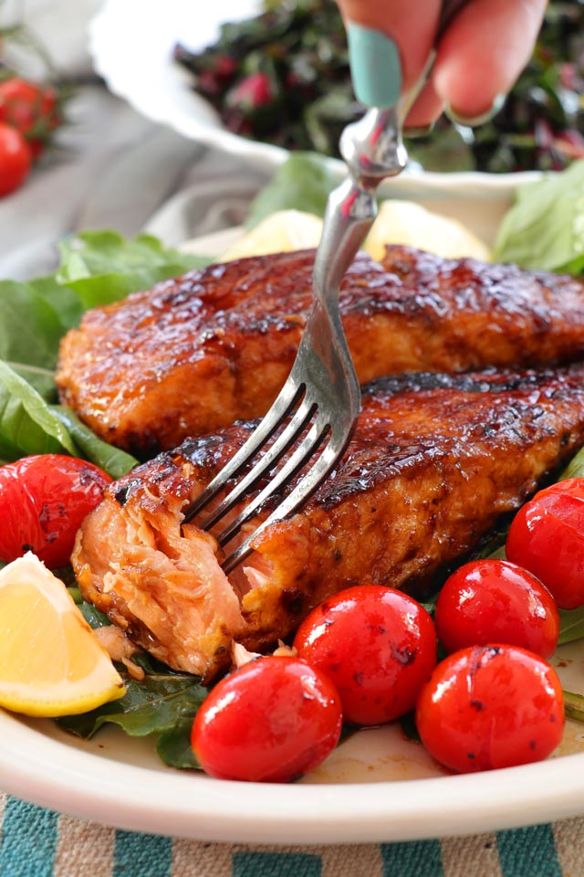 Honey Soy Glazed Salmon