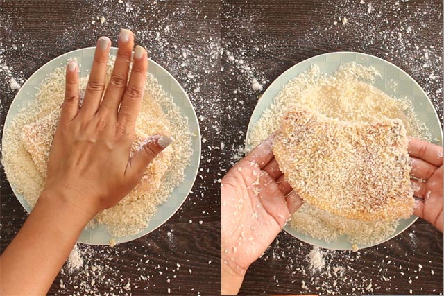 Coating Pork Chops with Panko