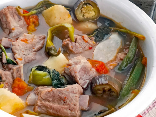 Sinigang na Baboy (Pork Sinigang) - Foxy Folksy