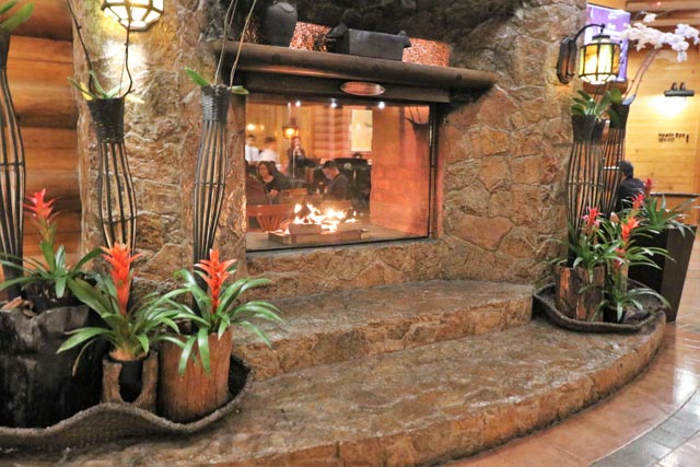 The Manor Lobby Fireplace