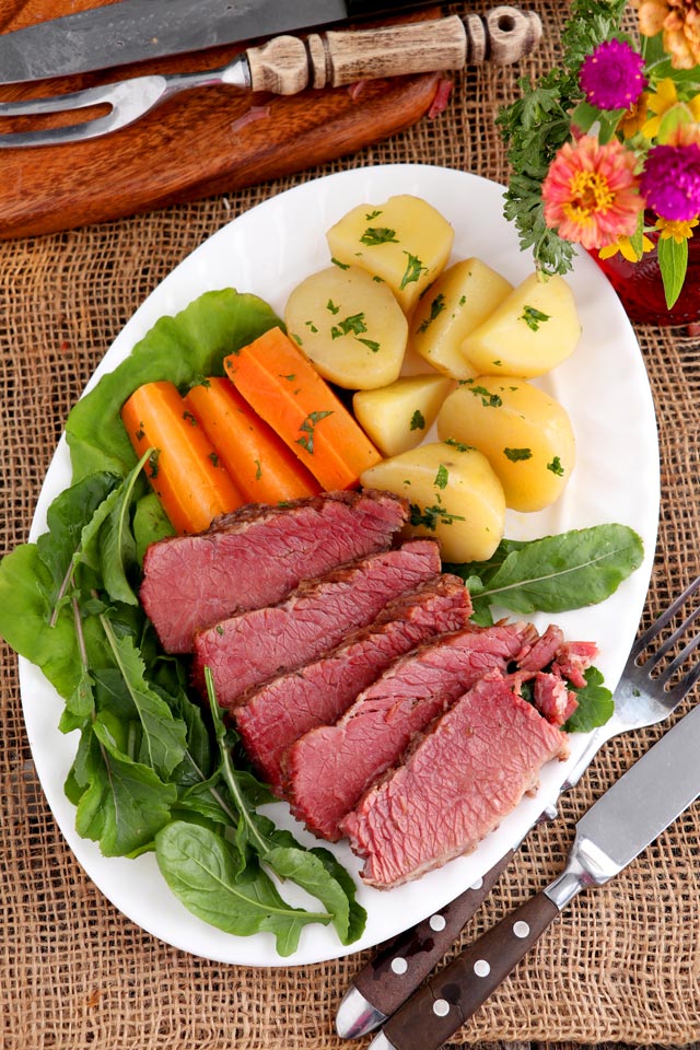 Corned Beef Brisket with boiled vegetables