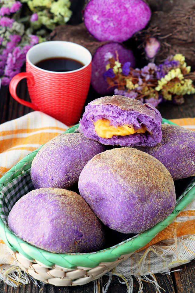 Super Soft Ube Pandesal With Cheese Foxy Folksy