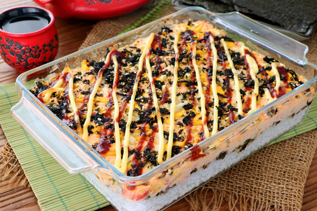 Easy Sushi Bake Recipe