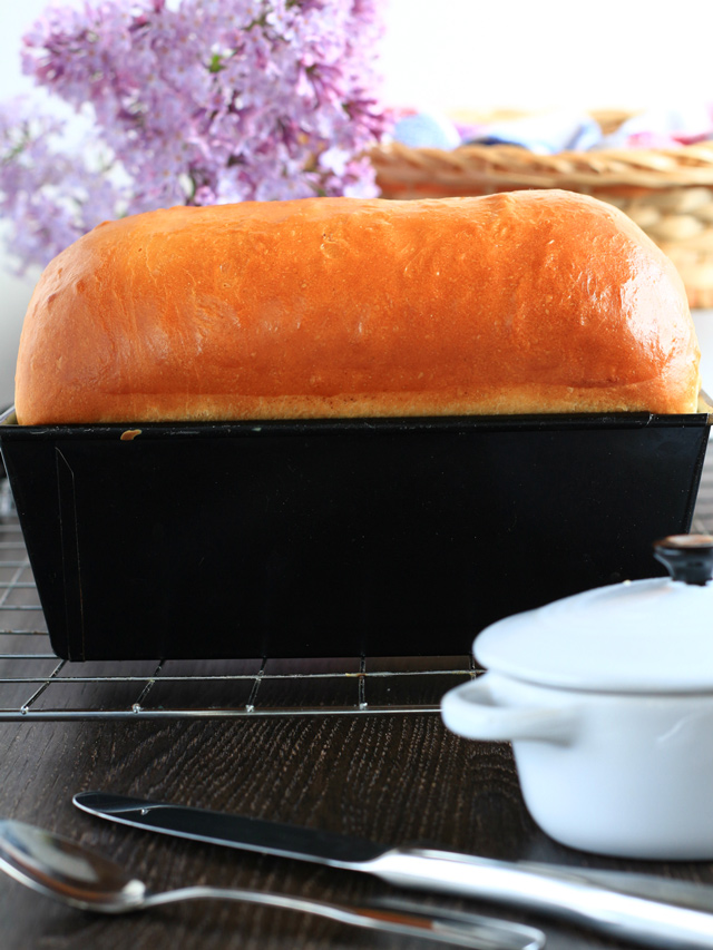 perfect golden brown crust of a bread