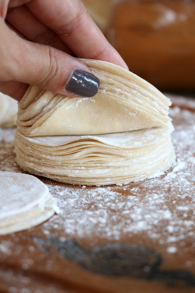 dumpling wrappers made from scratch