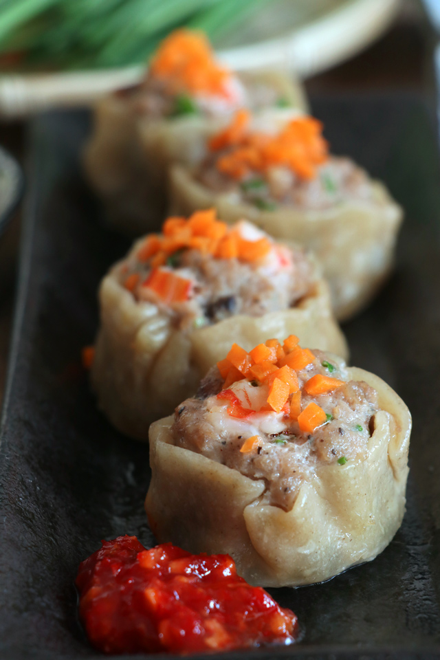 Siomai or shumai - Chinese steamed dumplings